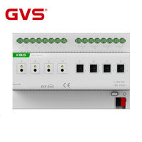 Dernier modèle d'actionneur multifonction GVS KNX/EIB à 3, 4, 8, 16, 24 canaux, 6A, 10A pour système d'automatisation de la maison intelligente