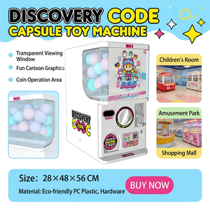 Máquina Expendedora de Juguetes Mini Cosmic Code Gachapon, Precio de Fábrica, Alta Calidad, Máquina de Juego para el Mercado de Filipinas y Malasia - Product Image 4