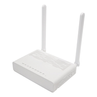 Dispositivo de Red de Fibra Óptica ONU con 4 Puertos LAN, Conector PON NET RJ45, Router Wi-Fi de Doble Banda, Blanco