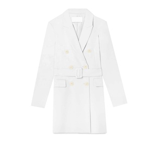 Vestido elegante a la moda para mujer, <span class=keywords><strong>traje</strong></span> de manga larga con banda en la cintura, ropa de oficina ajustada, hermosos vestidos para mujer 2021 - Product Image 6