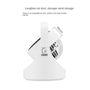 Ventilador Circulador Inalámbrico Recargable con Motor DC Silencioso y Eficiente Energéticamente, Funcionamiento Máximo de 25 Horas, Batería USB de 5200mAh, 5 Velocidades, Automático - Product Image 6