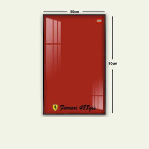 Modèle de puzzle de voiture de sport pour décoration murale - Cadre noir avec éclairage LED mural suspendu - <span class=keywords><strong>Peinture</strong></span> décorative - Convient aux enfants - Product Image 6