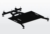 Elegante Torre de Elevación Portátil para Line Array de Audio y Altavoces, Truss de Aleación de Aluminio Cuadrado y Triangular para Escenarios, Eventos y Conciertos con Certificación TUV
