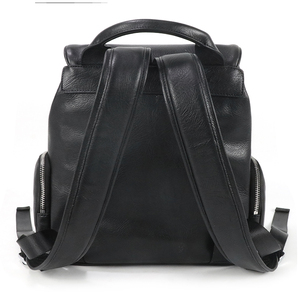 2026 Luxury PU <b>Leather</b> Black Women's Original Designer Laptop <b>Backpack</b> Multi Layer <b>Large</b> Capacity for Business Use - Product Image 5
