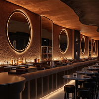 Meubles de bar style métal au détail d'usine Meubles design Table de café de restaurant Comptoir de bar club Décoration de tous les magasins