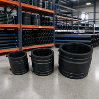 Raccord droit électrofusion HDPE 110 mm SDR11 PN16 pour la connexion de conduites d'eau et de gaz HDPE de même diamètre