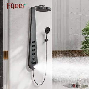 Fyeer Nuevo 4 Función Pipa Forma Ducha Columna Panel Ducha Set - Product Image 2