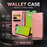 Funda de Piel Sintética Premium para iPhone 14 Plus - Funda Tipo Cartera con Ranuras para Tarjetas, Cierre Magnético y Protección Contra Impactos