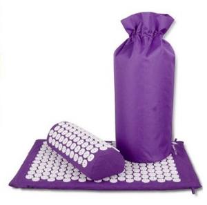 Matras dan bantal pijat akupuntur, Set tikar dan bantal pijat punggung & leher penghilang nyeri kronis dan pemijat tubuh bantal akupunktur # ZC-01 - Product Image 2
