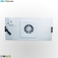 Nouvelle unité de filtre à ventilateur FFU moderne H14 HEPA 99,995 % efficacité 0,3 µm, débit d'air 1100 m³/h, faible bruit, installation facile, garantie 1 an