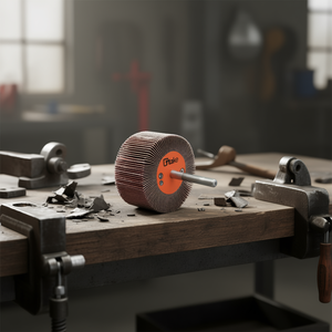 Roue à lamelles abrasives Ttake 25x5 mm, grain 120, tige de 3 mm pour le meulage du métal - Product Image 3