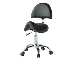Fauteuil dentaire mobile EU-EB569, norme médicale complète, tabouret de médecin en cuir PU, tabouret roulant pour dentiste avec dossier.
