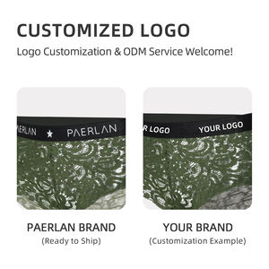 PAERLAN ODM & Personnalisé, Culottes en Dentelle Transparente Respirante de <span class=keywords><strong>Haute</strong></span> Qualité, Très Sexy, pour Jeunes Filles et Femmes Élégantes - Product Image 2