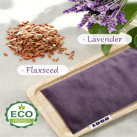 Masque oculaire lesté à la lavande pour la relaxation, le yoga, le sommeil, la méditation et l'aromathérapie, chauffant