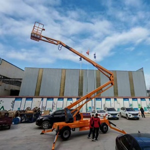 Plateforme élévatrice hydraulique électrique portable de 10 m, remorquable, fabriquée en Chine - Product Image 2