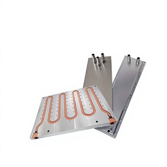 Aluminum Liquid Cold Plate Water Cooling Heatsink, Custom Drawing OEM Water Cold Plate Radiator for High Power Server