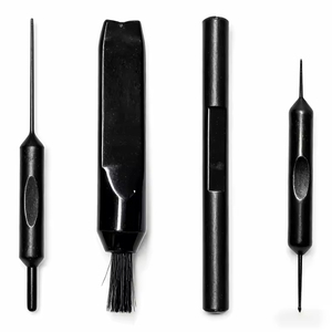 Cepillo de limpieza para audífonos Rehear con bucle de cera e imán, cepillos de limpieza para audífonos BTE, <span class=keywords><strong>ITC</strong></span> o ITE - Product Image 2
