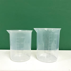 गर्म बिक्री स्पष्ट प्लास्टिक पीपी मापने बीकर कप अलग मात्रा के साथ - Product Image 2