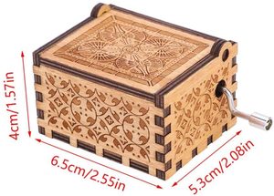 <span class=keywords><strong>Carillon</strong></span> in Legno a Manovella, Classico Artigianale, Regalo di Compleanno, Piccolo <span class=keywords><strong>Carillon</strong></span> per Uomo, Donna, Ragazza - Product Image 4