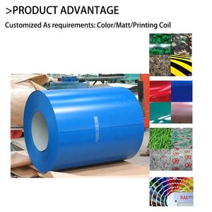 لفائف Ppgi مطلية بالزنك المطلي بالزنك المطلي بالغمس الساخن Z100 مقياس dx5126 لفائف Ppgi مطفية Ppgi Ppgl فولاذ مجلفن مسبق الطلاء - Product Image 4