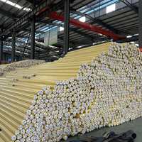Bâche PVC occultante super large Jinlong 6m, rouleau de vinyle laminé à froid, toile grand format pour signalétique publicitaire extérieure