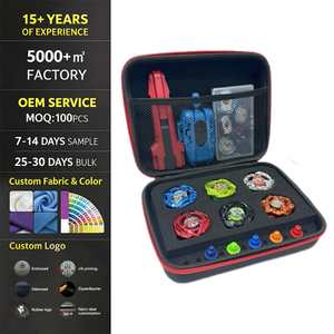 Estuche <span class=keywords><strong>de</strong></span> Almacenamiento para <span class=keywords><strong>Beyblade</strong></span> Burst, Bolsa <span class=keywords><strong>de</strong></span> Transporte Portátil para Accesorios <span class=keywords><strong>de</strong></span> <span class=keywords><strong>Juego</strong></span> <span class=keywords><strong>de</strong></span> Batalla con Trompos Giratorios (Solo el Estuche) - Product Image 1