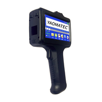 Impresora de inyección de tinta portátil Yaomatec de 12,7mm para número de lote de logotipo de fecha y codificación digital para cajas de cartón y cajas