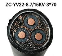 Kabel MV Berpelindung Tahan Api ZC-YJV22-8.7/15kV 3*70ee