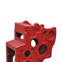 Boîtier de récolteuse personnalisé QT450-10, moulé par coulée dans le sable et usiné par CNC, pour pièces de tracteur d'équipement agricole