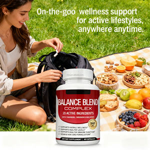 Factory Direct Premium 20 capsules complexes de soutien de la glycémie aux herbes naturelles supplément pour adultes taux de glycémie sains - Product Image 6