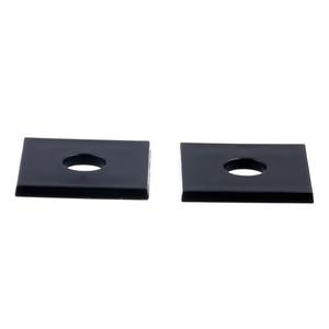 Rondelle en plastique PP noire carrée 40x40x4mm à trou unique, surface lisse, moulée par injection, marque <span class=keywords><strong>Keren</strong></span>, vente en gros - Product Image 2