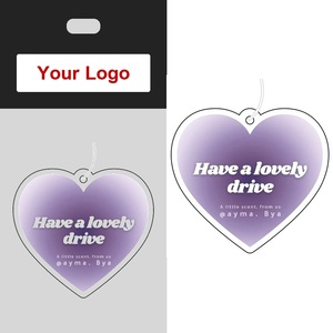 Ambientador de coche personalizado al por mayor, nuevo, con tarjetas de papel perfumadas, colgante, aroma Acqua Di Parma - Product Image 2