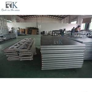 RK Aluminum <b>Stage</b> Truss 10x12m Modular Rectangle Quick Install Non-Welding Silver <b>Stage</b> with Stairs - Product Image 5