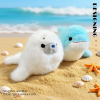 Fabrication personnalisée Kawaii 18cm mignon animaux de mer en peluche requin baleine jouets en peluche joint jouets en peluche bébé accompagner cadeau