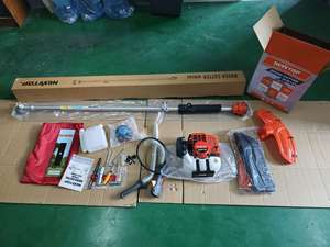 Débroussailleuse robuste Hus143, même qualité que le modèle <span class=keywords><strong>Husqvarna</strong></span>, avec accessoires complets pour les herbes résistantes, les fermes rurales - Product Image 4