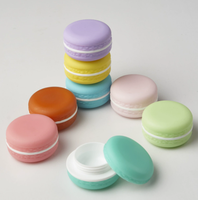 Boîte à macarons de 10g avec couvercle intérieur, pots cosmétiques pour crème, boîte pour crème visage, flacon échantillon de rouge à lèvres, flacon d'essai, emballage individuel