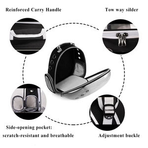 Zaino Trasportino Espandibile per Animali Domestici Durevole a Capsula Spaziale con Design Trasparente Approvato dalle Compagnie Aeree - Product Image 3