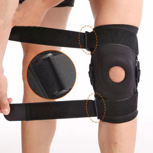 Rodilleras de compresión ajustables <span class=keywords><strong>para</strong></span> baloncesto y voleibol, suaves, con soporte de rótula y correas, <span class=keywords><strong>para</strong></span> levantamiento de pesas y alivio del dolor de rodilla - Product Image 3