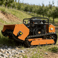 Machine à couper l'herbe à télécommande diesel 997CC ZYB 23P 1200mm  Mulcher YARMAX Euro V
