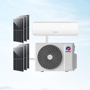 Greeソーラーパネルエアコン18000BTU 24000BtuソーラーエアコンエネルギーシステムホームハイブリッドシステムAPP制御 - Product Image 1