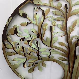 ديكور جداري معدني ملون مستدير ديكور منزلي ديكور فندقي - Product Image 4