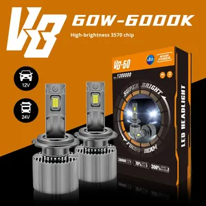 Empaque Personalizado y 1 Año de Garantía, <span class=keywords><strong>Faro</strong></span> LED SFIDA L25 de 60W y 6000K para Automóvil, Mejora del Rendimiento del <span class=keywords><strong>Faro</strong></span> - Product Image 2