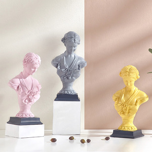 4 modelli di resina <span class=keywords><strong>classica</strong></span> <span class=keywords><strong>greca</strong></span> venere de Milo busto decorativo casa soggiorno scultura statuario adatto per la decorazione domestica - Product Image 2