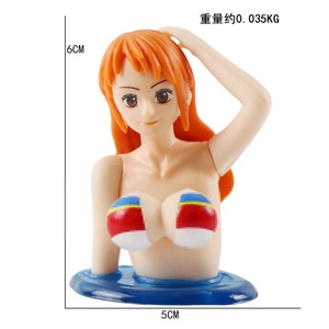 Figura de Anime de PVC de 5 cm, Figura de Chica Sexy de Manga, Decoración para Coche con Movimiento de Pecho, Re Zero Rem, Super Sonico, 0NE PIECE, Nami, Boa Hancock - Product Image 6