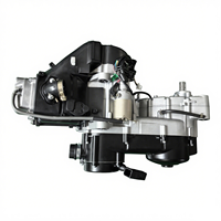 161QMK/163QML Nouveau Scooter 3D 180-200cc 4 temps refroidi par eau avec CDI, moteur à marche arrière intégrée et arbre d'équilibrage
