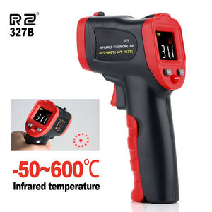 Termômetro infravermelho, medidor de temperaturas sem contato 0-600c portátil digital industrial a laser termômetro pirômetro - Product Image 1