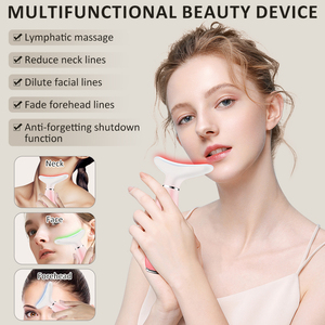 Masseur anti-âge pour le visage et le cou, appareil de soin de la peau pour éliminer les rides, pour un usage domestique - Product Image 2