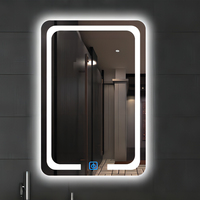 Miroir LED rectangulaire rétroéclairé YIDA pas cher, à fixer au mur pour salle de bain, hôtel, maison, miroir LED en vente chaude pour les détaillants en ligne