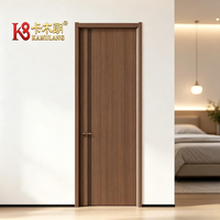 Portes intérieures modernes en bois composite sur mesure, isolation acoustique, construction durable, pour salle de bain, appartement, chambre, hôtel