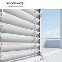 Windowmate - Persienne verticale en alliage d'aluminium écologique, résistante à la chaleur et économe en énergie